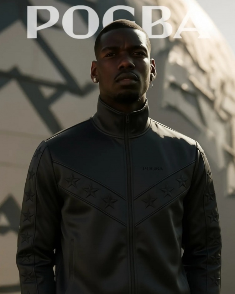 太阳报：博格巴推出个人服装品牌Pogba MDXCIII，妻子出镜宣传